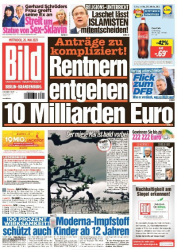 : Bild Zeitung vom 26 Mai 2021