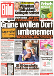 :  Bild Zeitung vom 28 Mai 2021