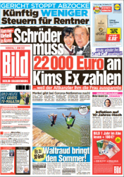 : Bild Zeitung vom 01 Juni 2021