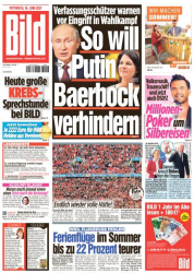 : Bild Zeitung vom 16. Juni 2021