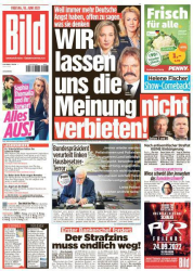 : Bild Zeitung vom 18 Juni 2021