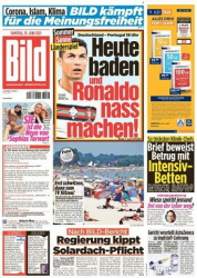 :  Bild Zeitung vom 19 Juni 2021