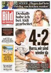 :  Bild am Sonntag vom 20 Juni 2021