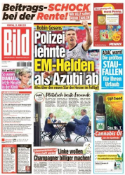 :  Bild Zeitung vom 21 Juni 2021