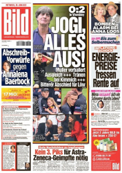 :  Bild Zeitung vom 30 Juni 2021