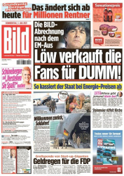 :  Bild Zeitung vom 01 Juli 2021