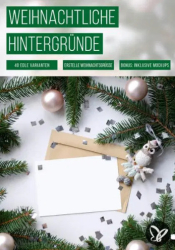 : PSD Tutorials Weihnachtliche Hintergruende