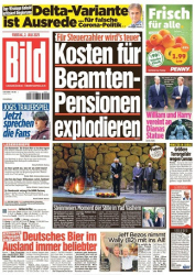 :  Bild Zeitung vom 02 Juli 2021