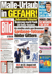 :  Bild Zeitung vom 06 Juli 2021