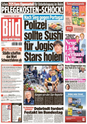 :  Bild Zeitung vom 08 Juli 2021