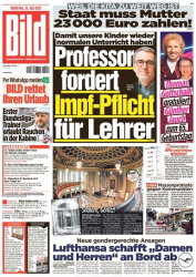 :  Bild Zeitung vom 13 Juli 2021