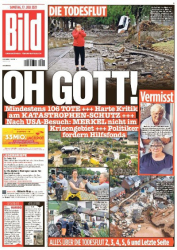 : Bild Zeitung vom 17 Juli 2021