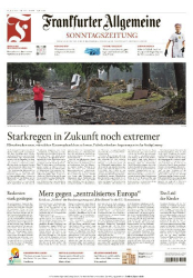 :  Frankfurter Allgemeine Sonntagszeitung vom 18 Juli 2021