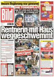 :  Bild Zeitung vom 19 Juli 2021