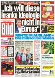 :  Bild Zeitung vom 26 Juli 2021