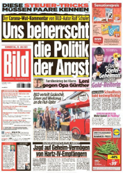 :  Bild Zeitung vom 29 Juli 2021