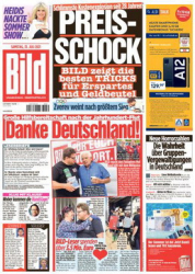 :  Bild Zeitung vom 31 Juli 2021