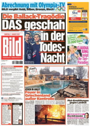 :  Bild Zeitung vom 07 August 2021