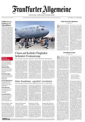 :  Frankfurter Allgemeine Zeitung vom 17 August 2021