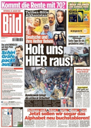 :  Bild Zeitung vom 18 August 2021