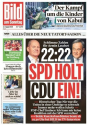 :  Bild am Sonntag vom 22 August 2021