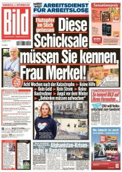 :  Bild Zeitung vom 09 September 2021