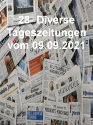 : 28- Diverse Tageszeitungen vom 09  September 2021
