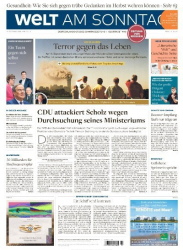 :  Welt am Sonntag vom 12 September 2021