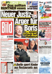 :  Bild Zeitung vom 15 September 2021