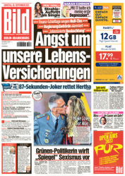 :  Bild Zeitung vom 18 September 2021