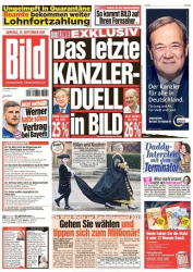 :  Bild Zeitung vom 25 September 2021