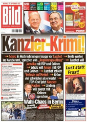 :  Bild Zeitung vom 27 September 2021