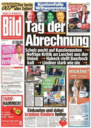 :  Bild Zeitung vom 28 September 2021