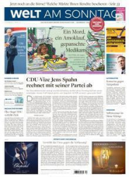 :  Welt am Sonntag vom 03 Oktober 2021