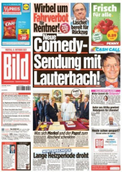 :  Bild Zeitung vom 08 Oktober 2021