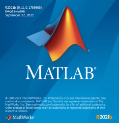 : MathWorks MATLAB R2021b v9.11.0.1769968 (x64)