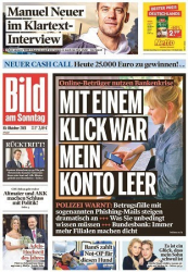 :  Bild am Sonntag vom 10 Oktober 2021