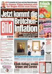 :  Bild Zeitung vom 15 Oktober 2021