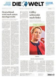 :  Die Welt vom  15 Oktober 2021