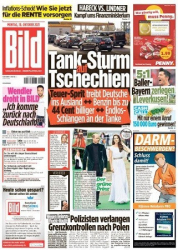 :  Bild Zeitung vom 18 Oktober 2021