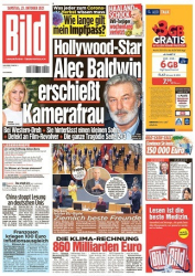 :  Bild Zeitung vom 23 Oktober 2021