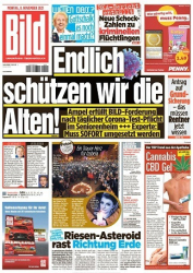 :  Bild Zeitung vom 08 November 2021