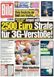 :  Bild Zeitung vom 24 November 2021