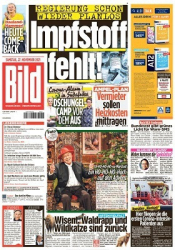 :  Bild Zeitung vom 27 November 2021