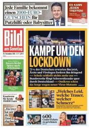 :  Bild am Sonntag vom 28 November 2021