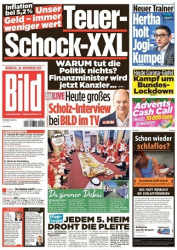 :  Bild Zeitung vom 30 November 2021