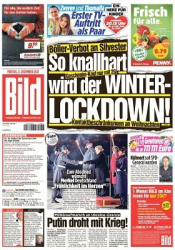 :  Bild Zeitung vom 03 Dezember 2021