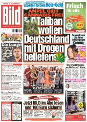 : Bild Zeitung vom 10 Dezember 2021