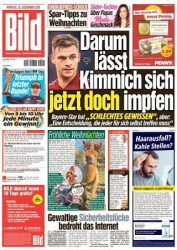 :  Bild Zeitung vom 13 Dezember 2021