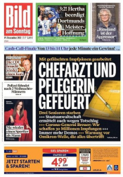 :  Bild am Sonntag vom 19 Dezember 2021